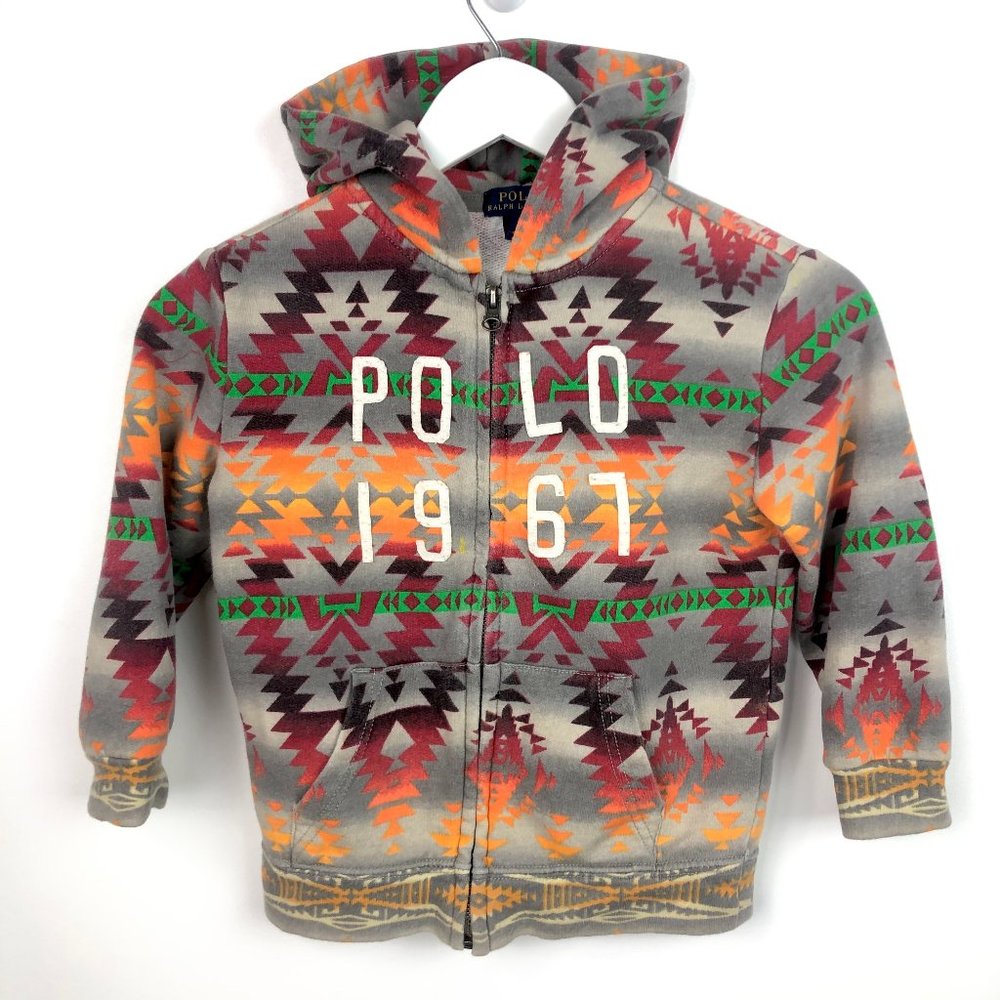 Polo Ralph Lauren Kids Zip Hoodie 5 Aztec Native